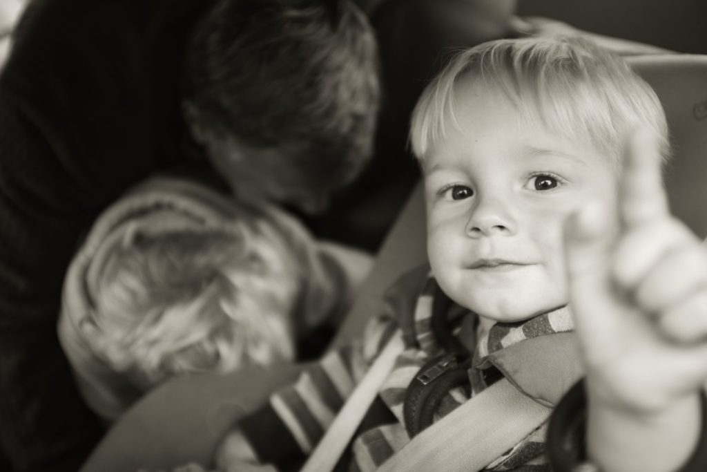 Child in car seat